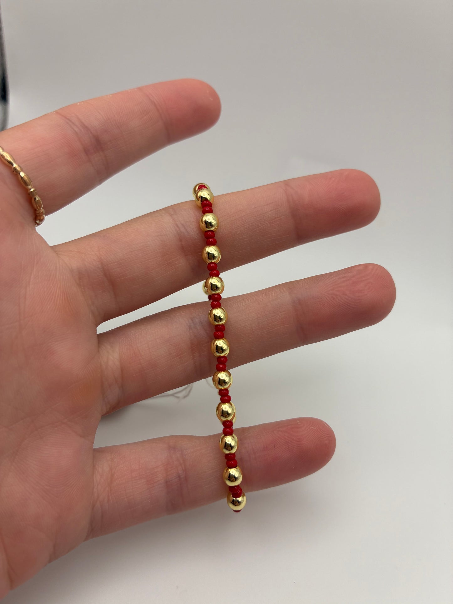 Red & Gold Bracelets