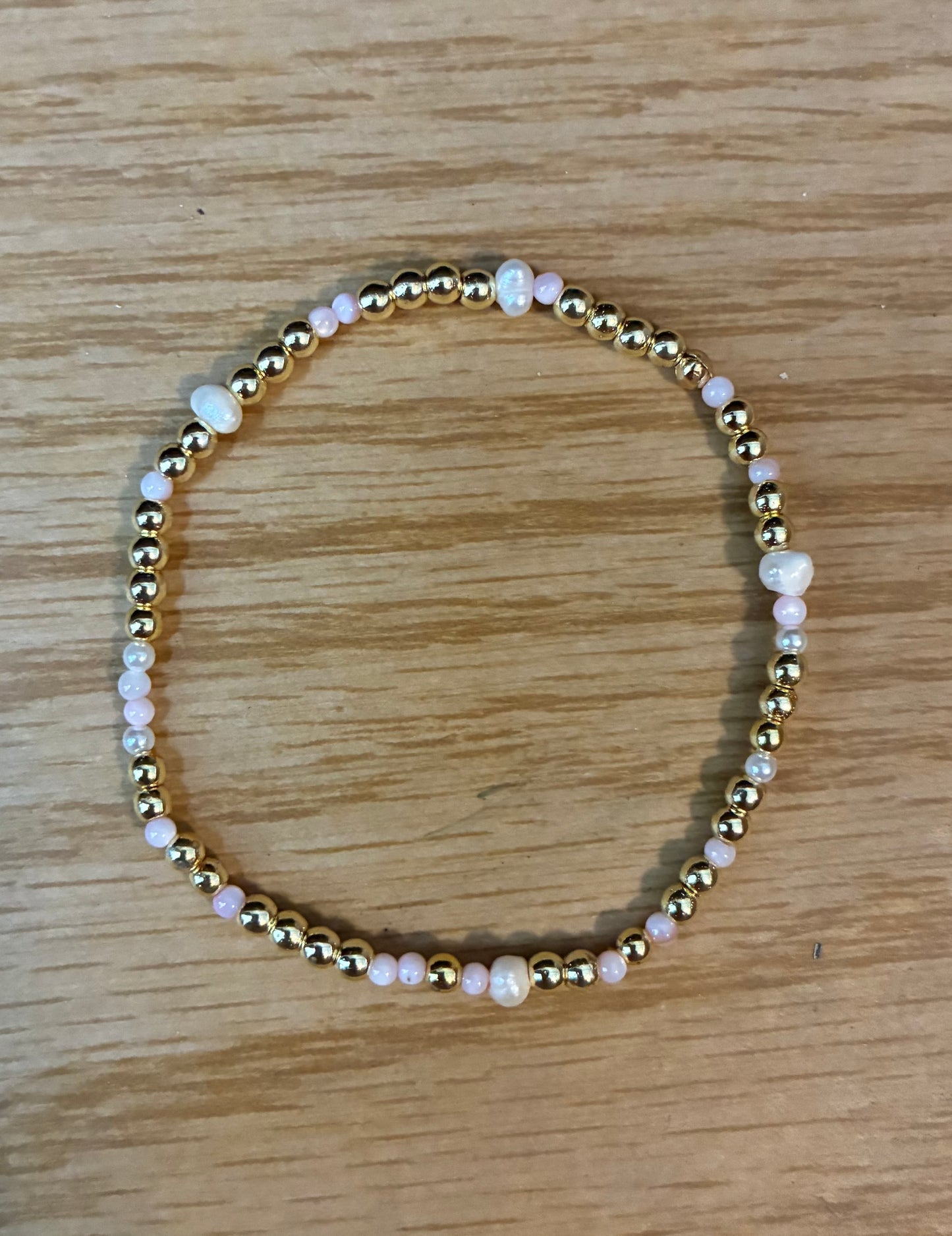 Pink, Pearl, & Gold Stacker
