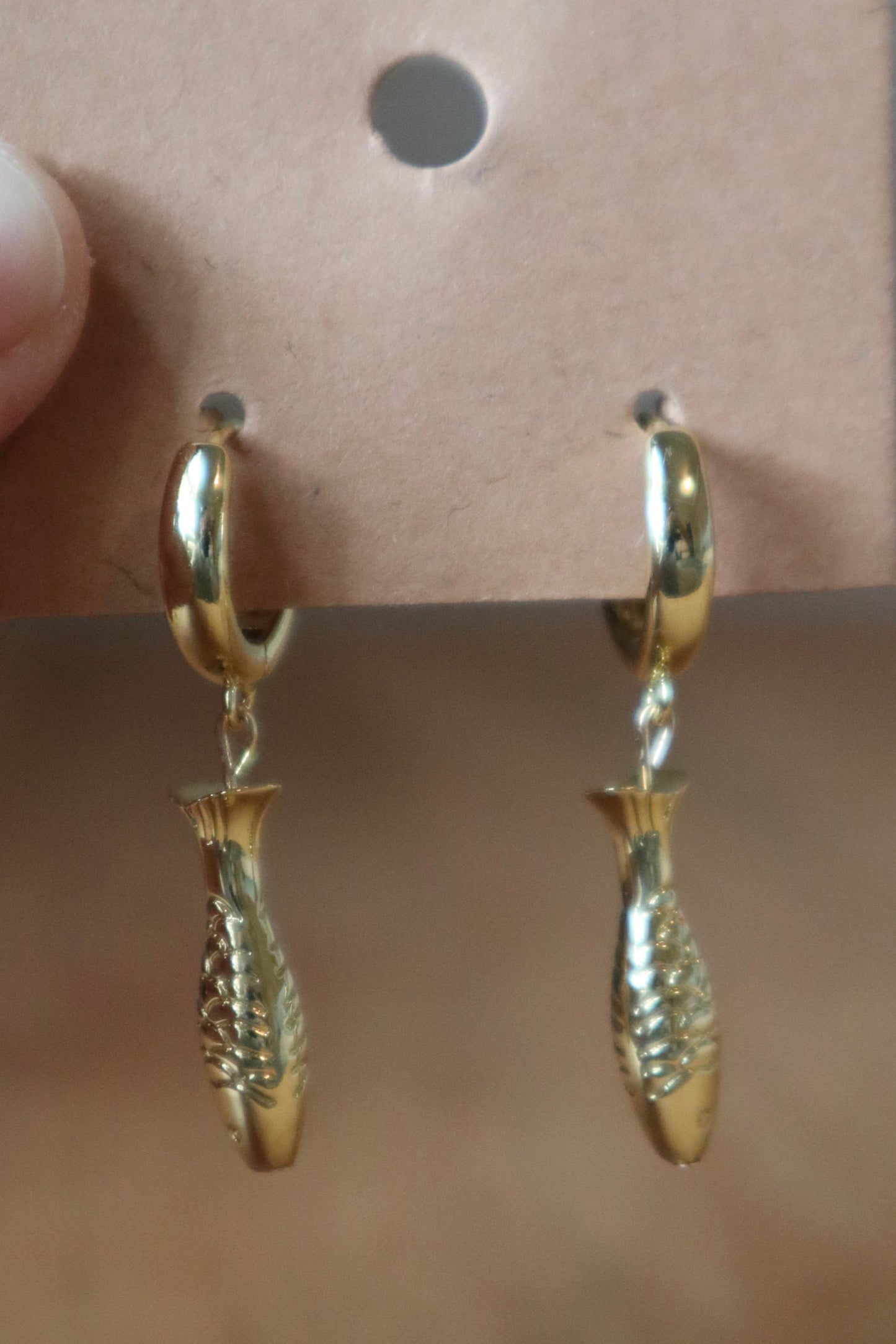 Fishie Huggie Hoops