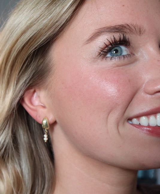 Teardrop Pearl Earrings