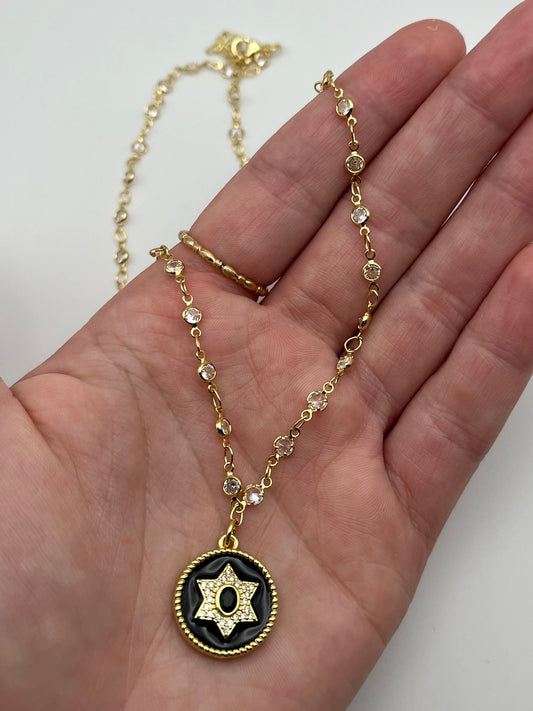 Star of David Pendant with Dainty Chain