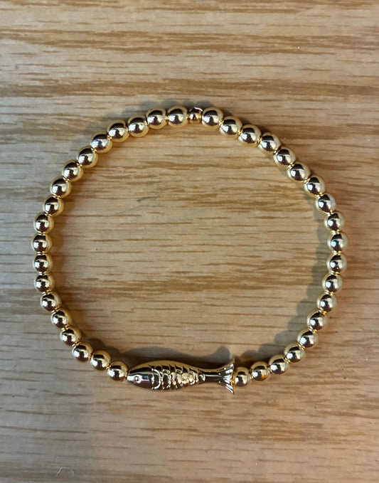 Gold Fish Bracelet