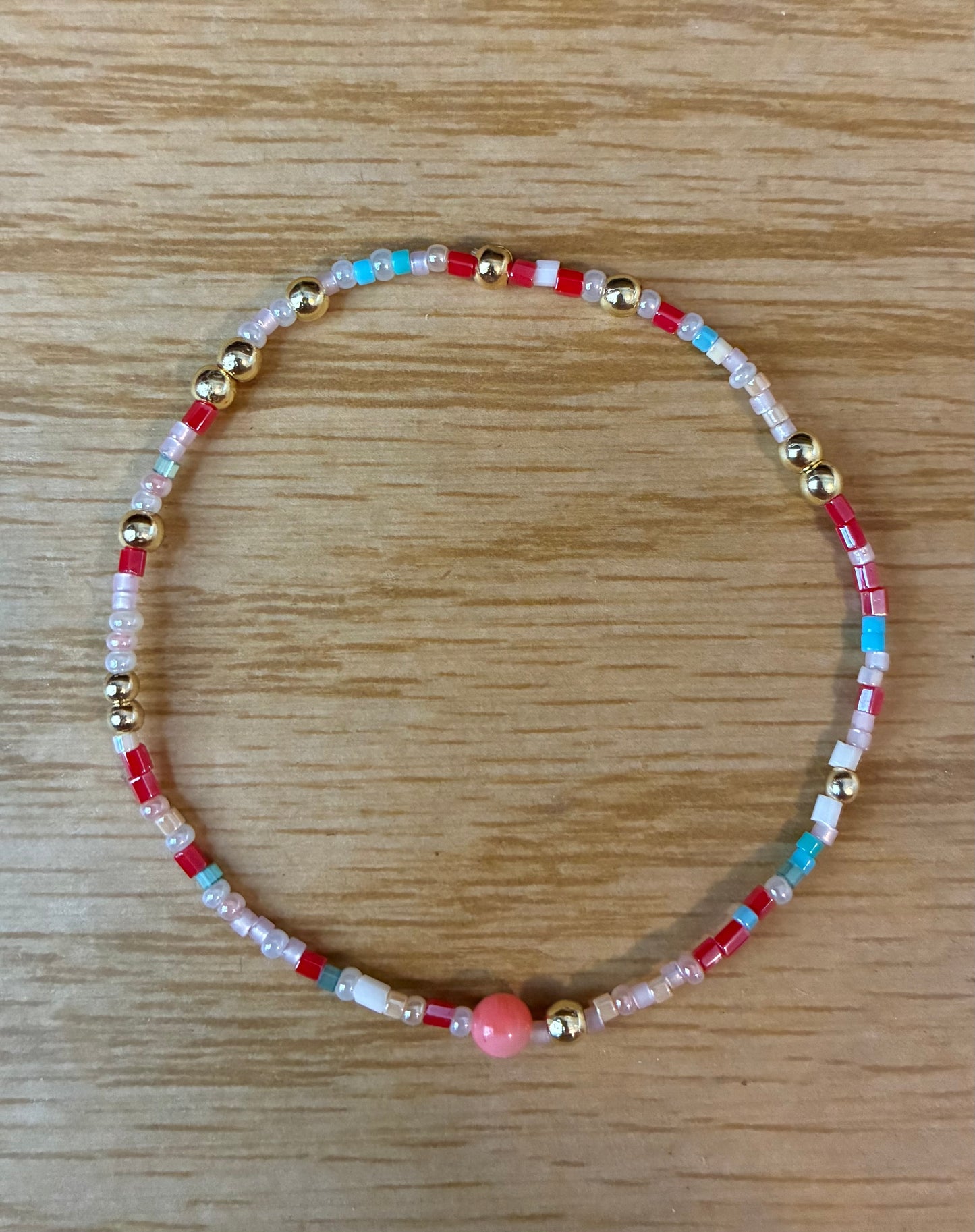 Colorful Stacker with Pink
