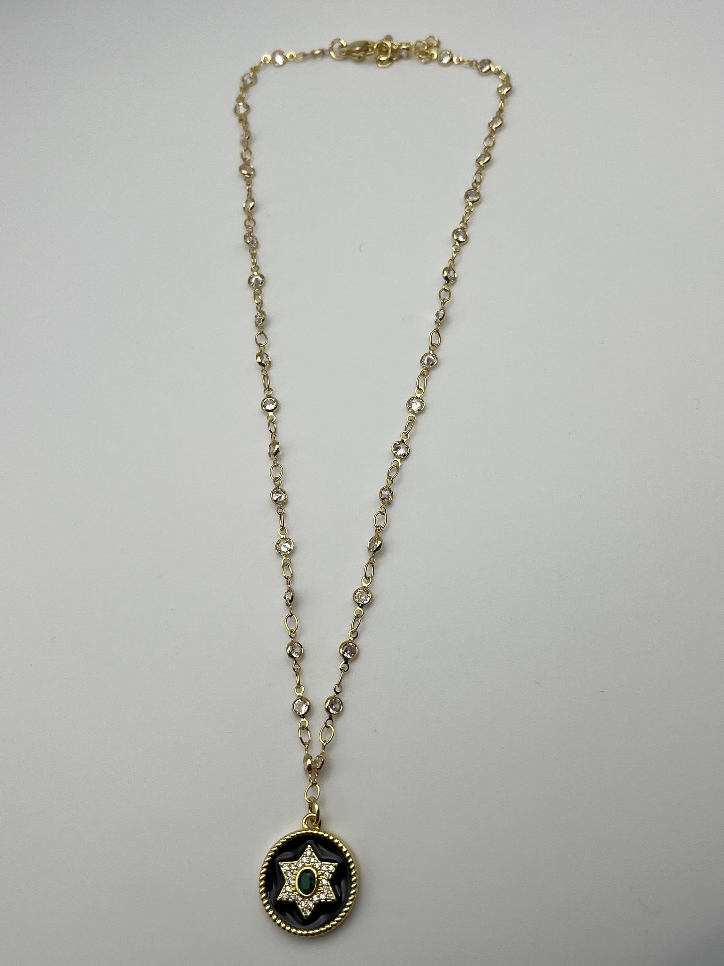 Star of David Pendant with Dainty Chain