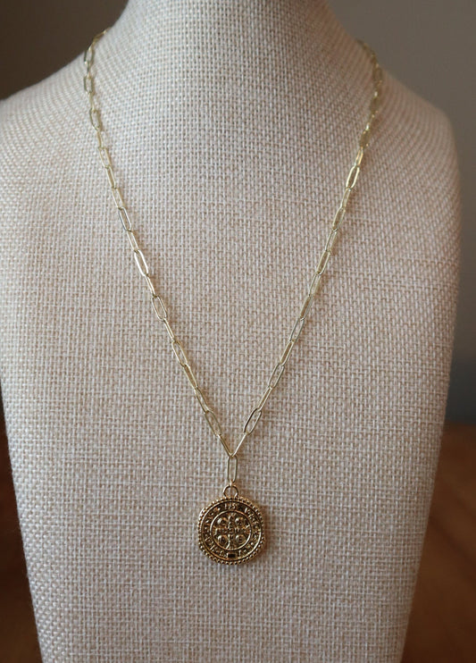 Coin Charm Necklace