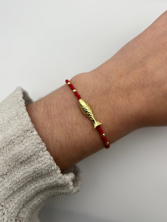 Red Fish Bracelet