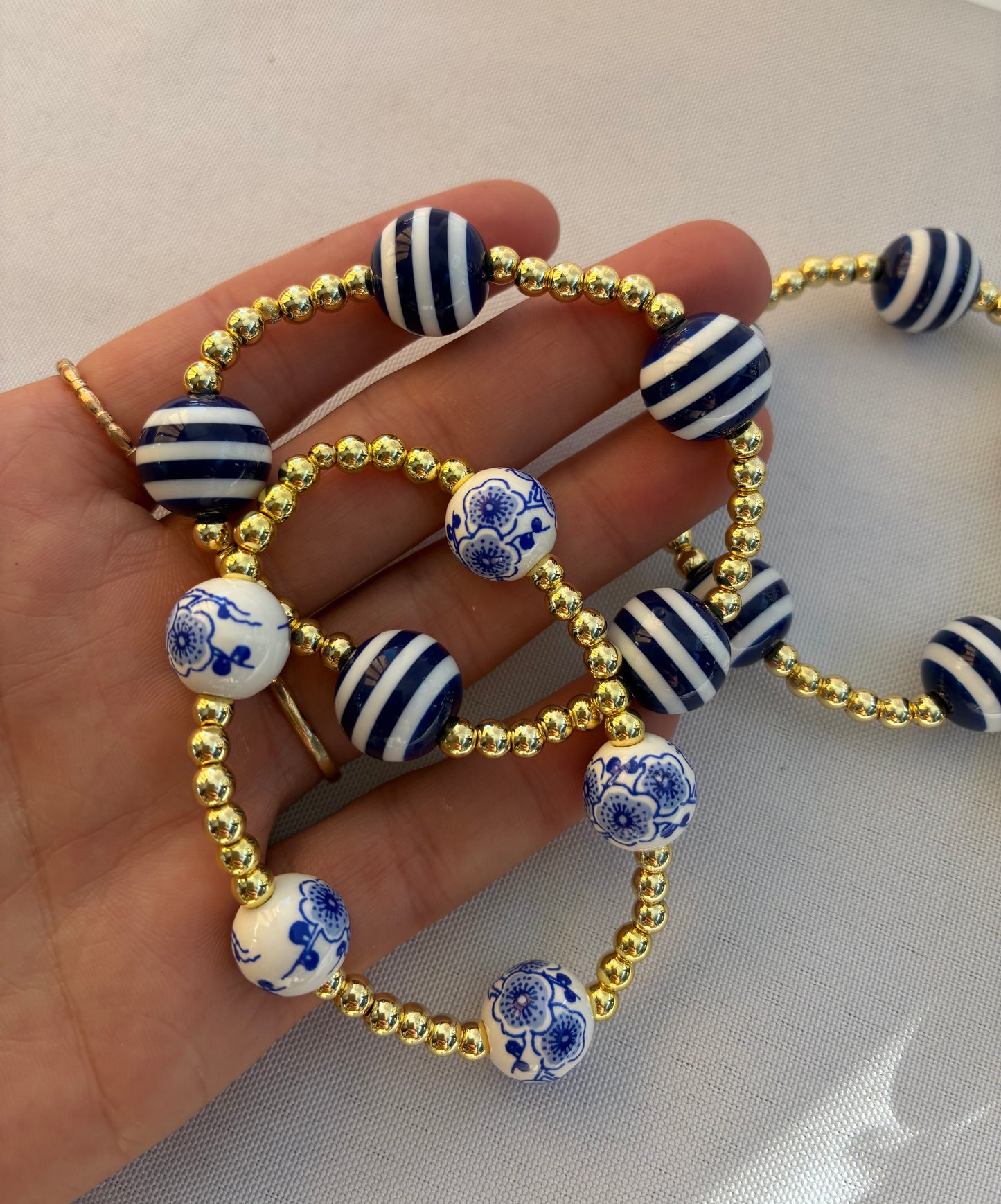 Statement Blue Bracelets