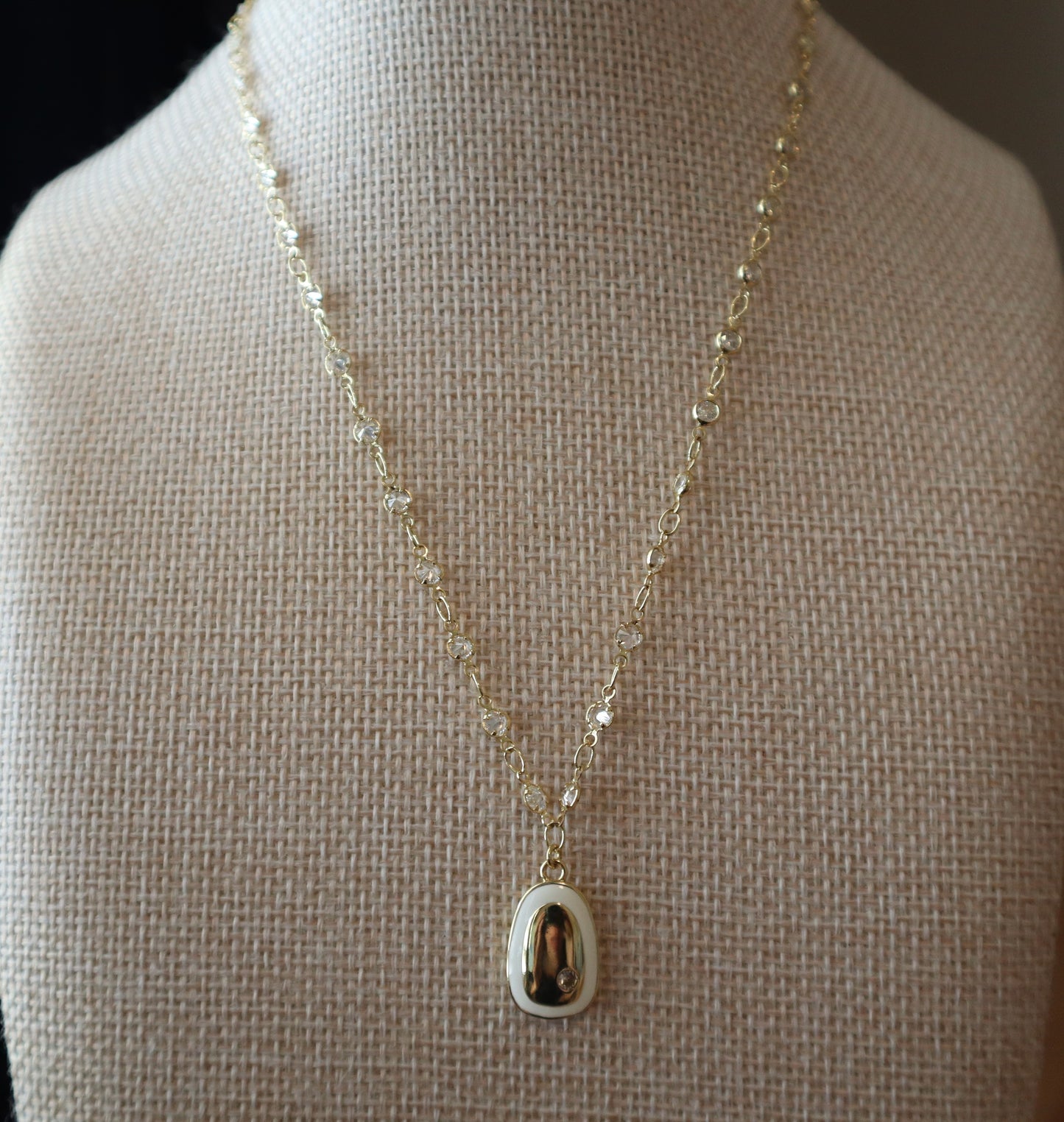 Dainty Crystal Necklace: Choose Your Charm