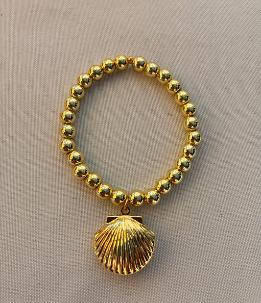 Shell Locket Bracelet