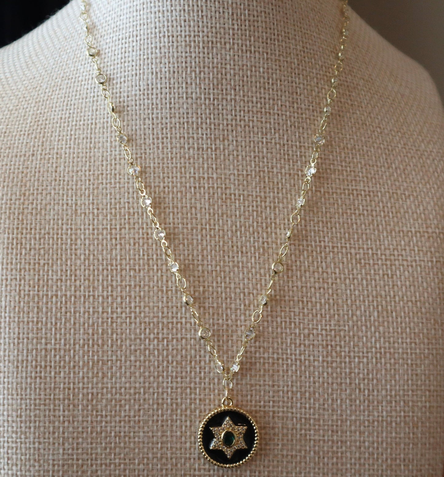 Dainty Crystal Necklace: Choose Your Charm
