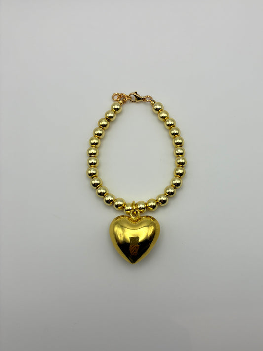 Puffy Heart Bracelet
