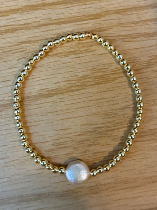 Coin Pearl Bracelet