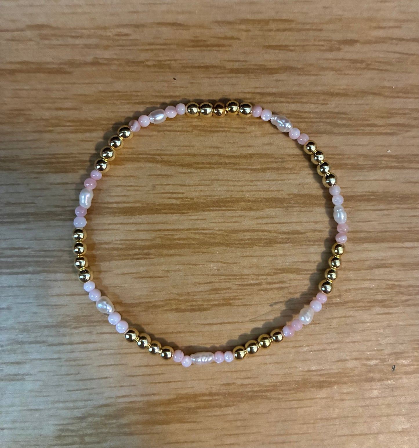 Pink, Pearl, & Gold Stacker