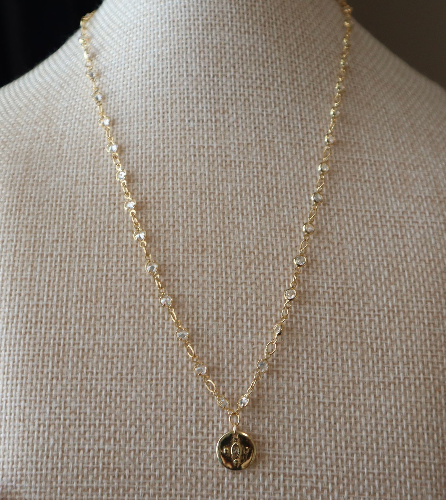 Dainty Crystal Necklace: Choose Your Charm