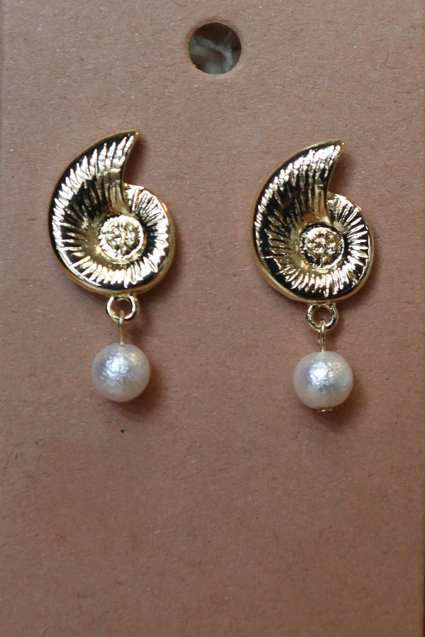 Snail Shell Earrings
