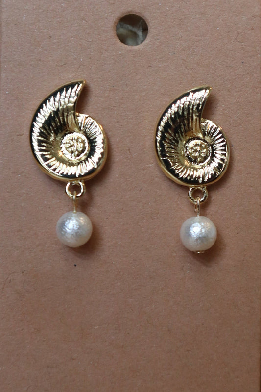 Snail Shell Earrings