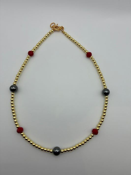 Gold Game Day Choker