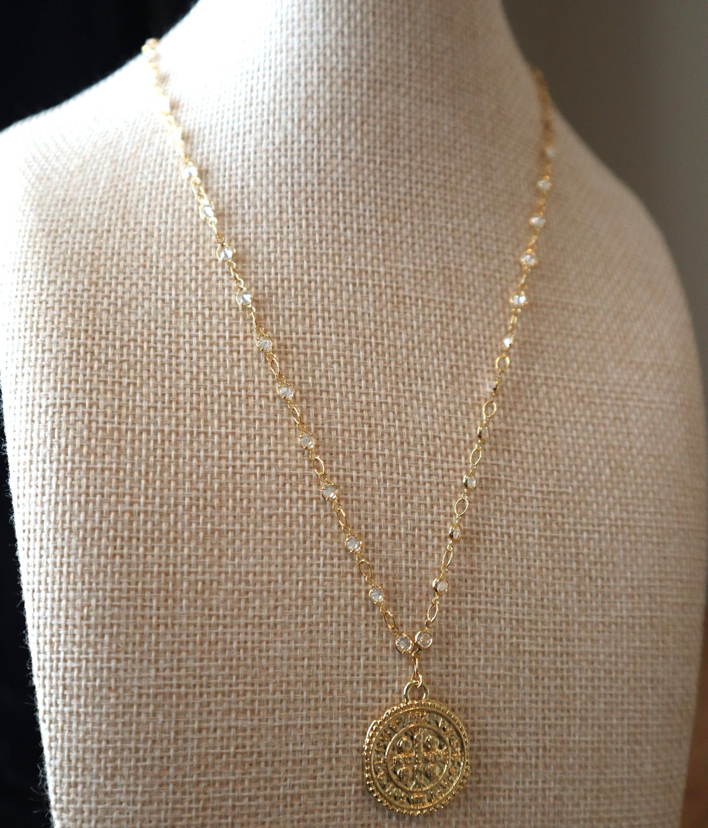 Dainty Crystal Necklace: Choose Your Charm