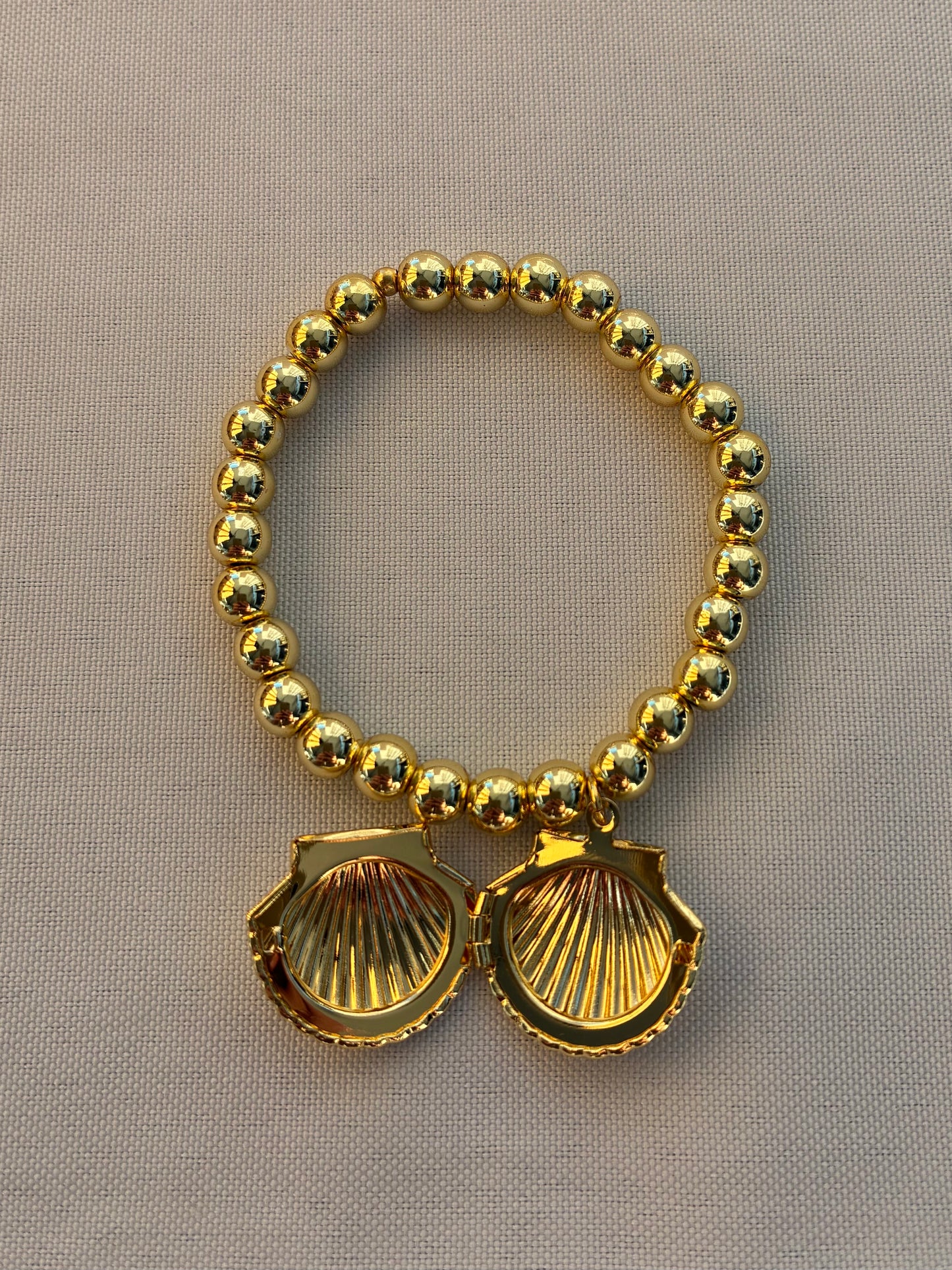 Shell Locket Bracelet