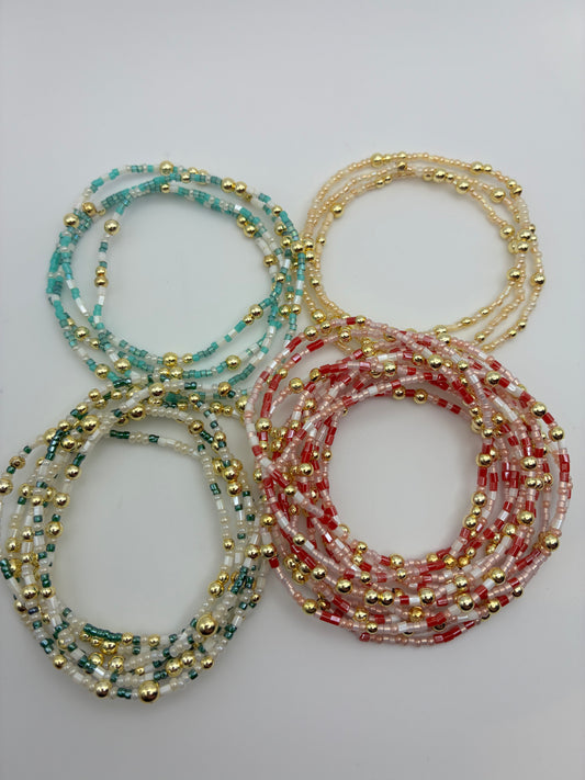 Simple Stacking Bracelets