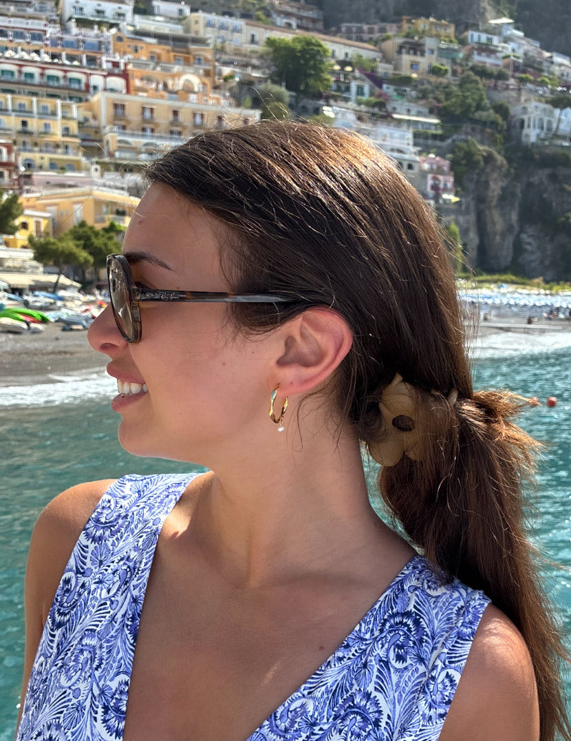 Wavy Half Hoops